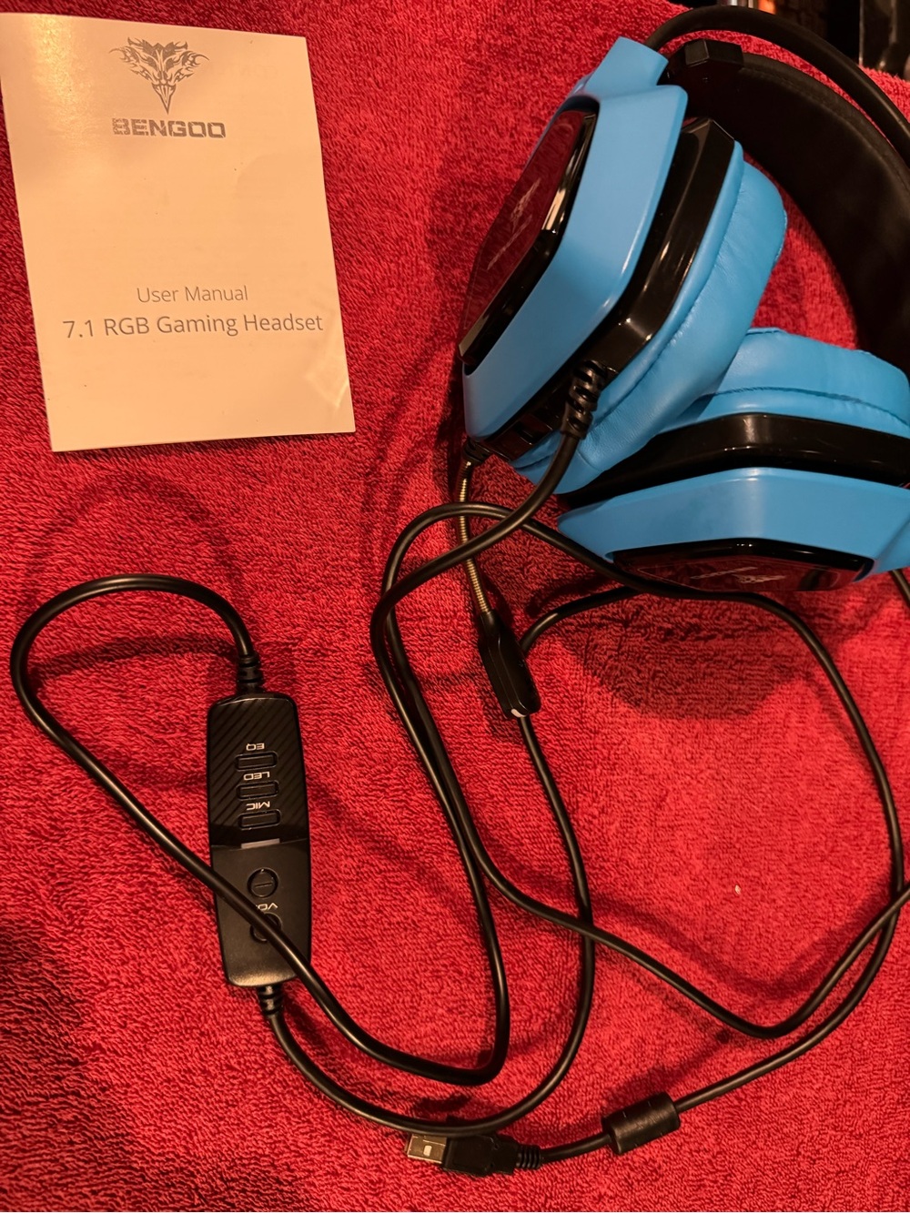 Blue 7.1 RGB Gaming Headset